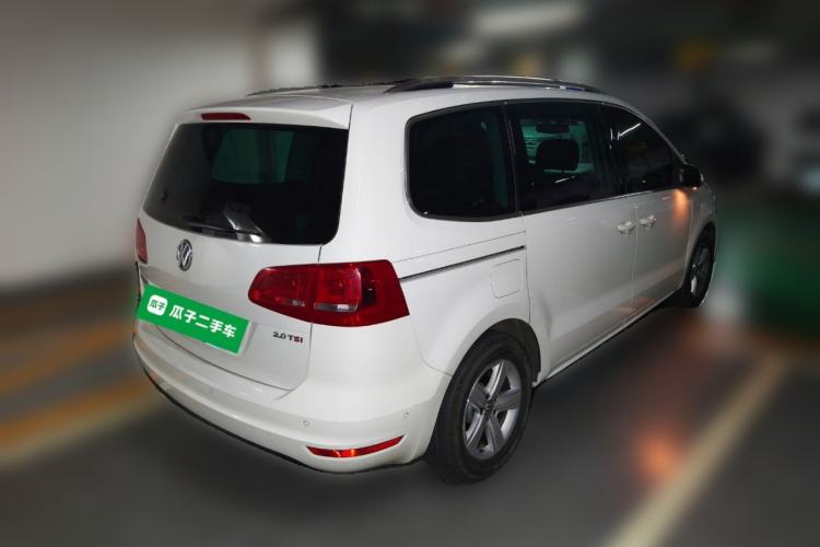 Used Volkswagen Sharan 2014 2.0 TSI Luxury Model Rear Right 45 Deg