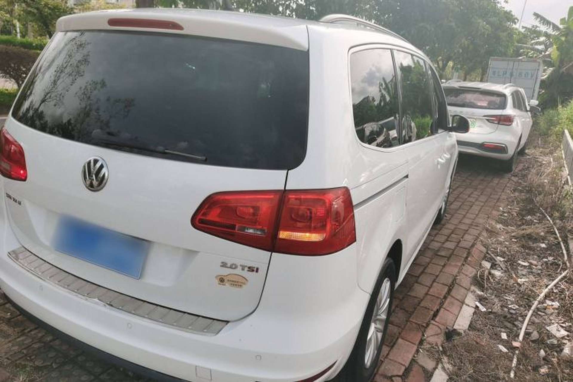 Used Volkswagen Sharan 2014 2.0 TSI Standard Model Rear Right 45 Deg