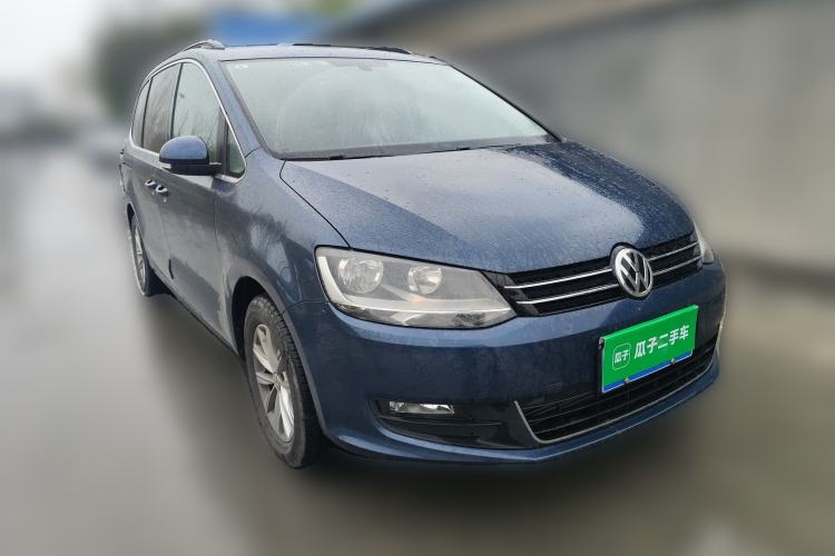 Used Volkswagen Sharan 2016 380TSI Clear Blue Limited Edition Front Right 45 Deg