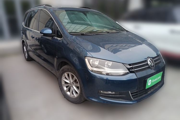 Used Volkswagen Sharan 2016 380TSI Clear Blue Limited Edition Front Right 45 Deg