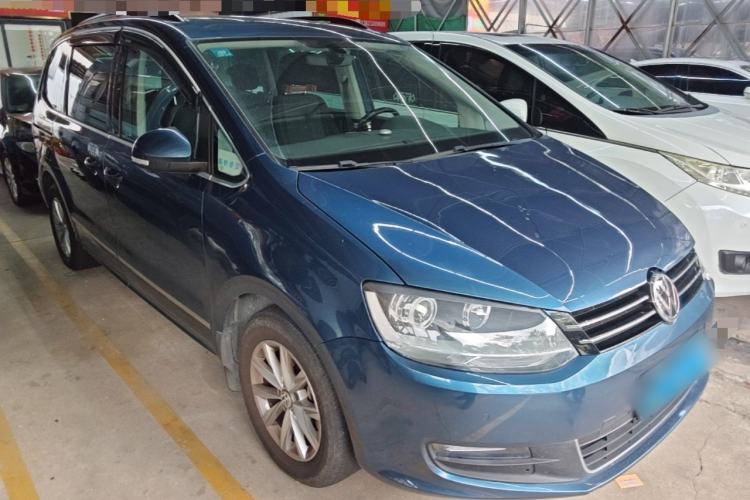 Used Volkswagen Sharan 2016 380TSI Clear Blue Limited Edition Front Right 45 Deg