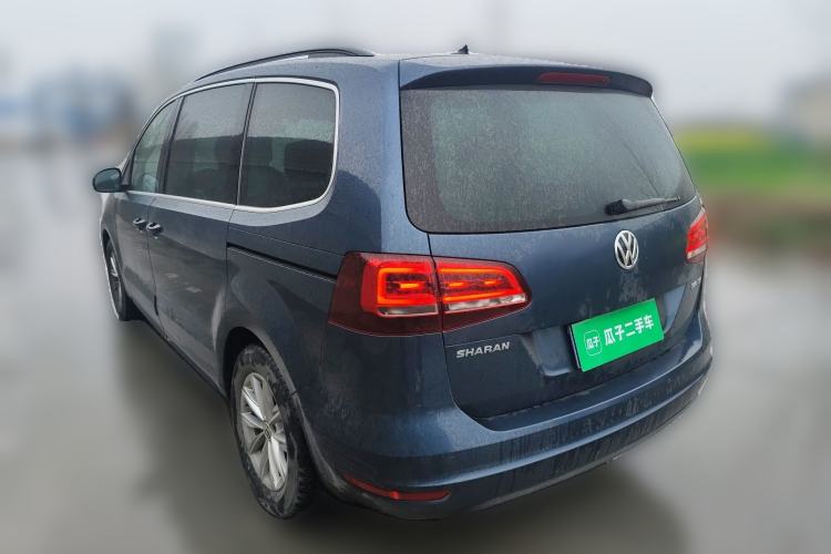 Used Volkswagen Sharan 2016 380TSI Clear Blue Limited Edition Rear Left 45 Deg