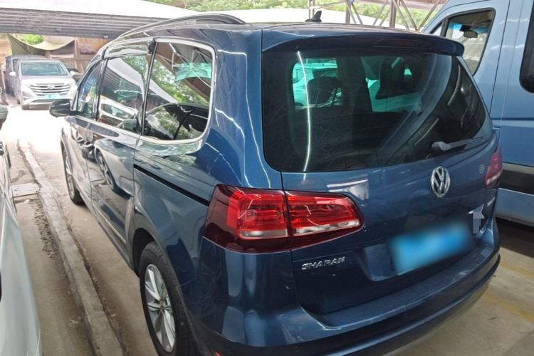 Used Volkswagen Sharan 2016 380TSI Clear Blue Limited Edition Rear Left 45 Deg