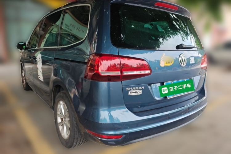 Used Volkswagen Sharan 2016 380TSI Clear Blue Limited Edition Rear Left 45 Deg
