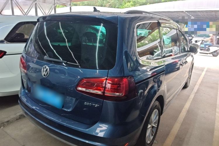Used Volkswagen Sharan 2016 380TSI Clear Blue Limited Edition Rear Right 45 Deg