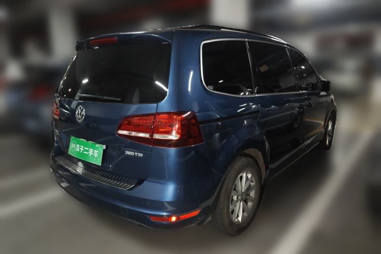 Used Volkswagen Sharan 2016 380TSI Clear Blue Limited Edition Rear Right 45 Deg