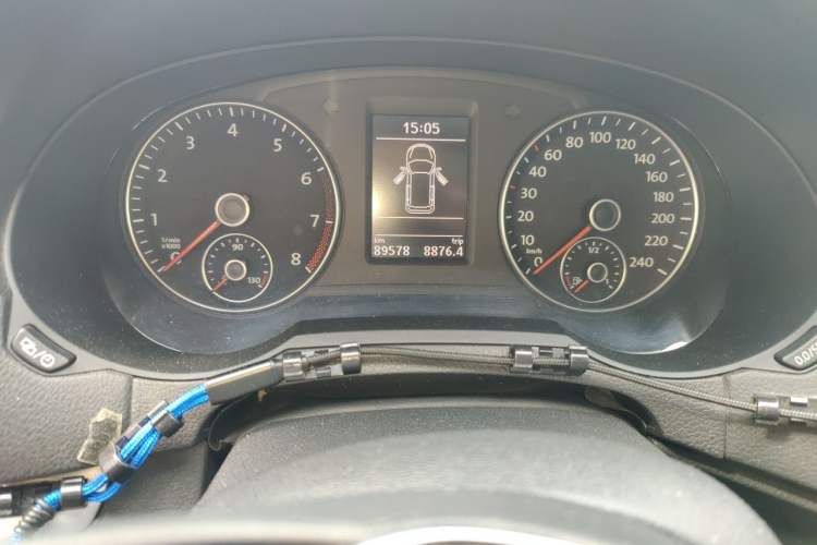Used Volkswagen Sharan 2016 380TSI Comfort Edition 7-Seater Odometer Close Up