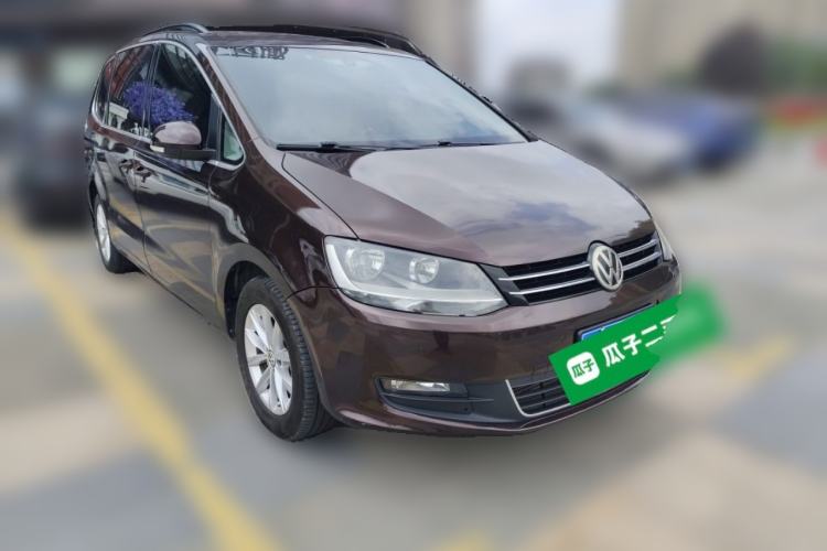 Used Volkswagen Sharan 2016 380TSI Warm-Hearted Red Limited Edition Front Right 45 Deg