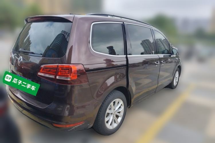 Used Volkswagen Sharan 2016 380TSI Warm-Hearted Red Limited Edition Rear Right 45 Deg