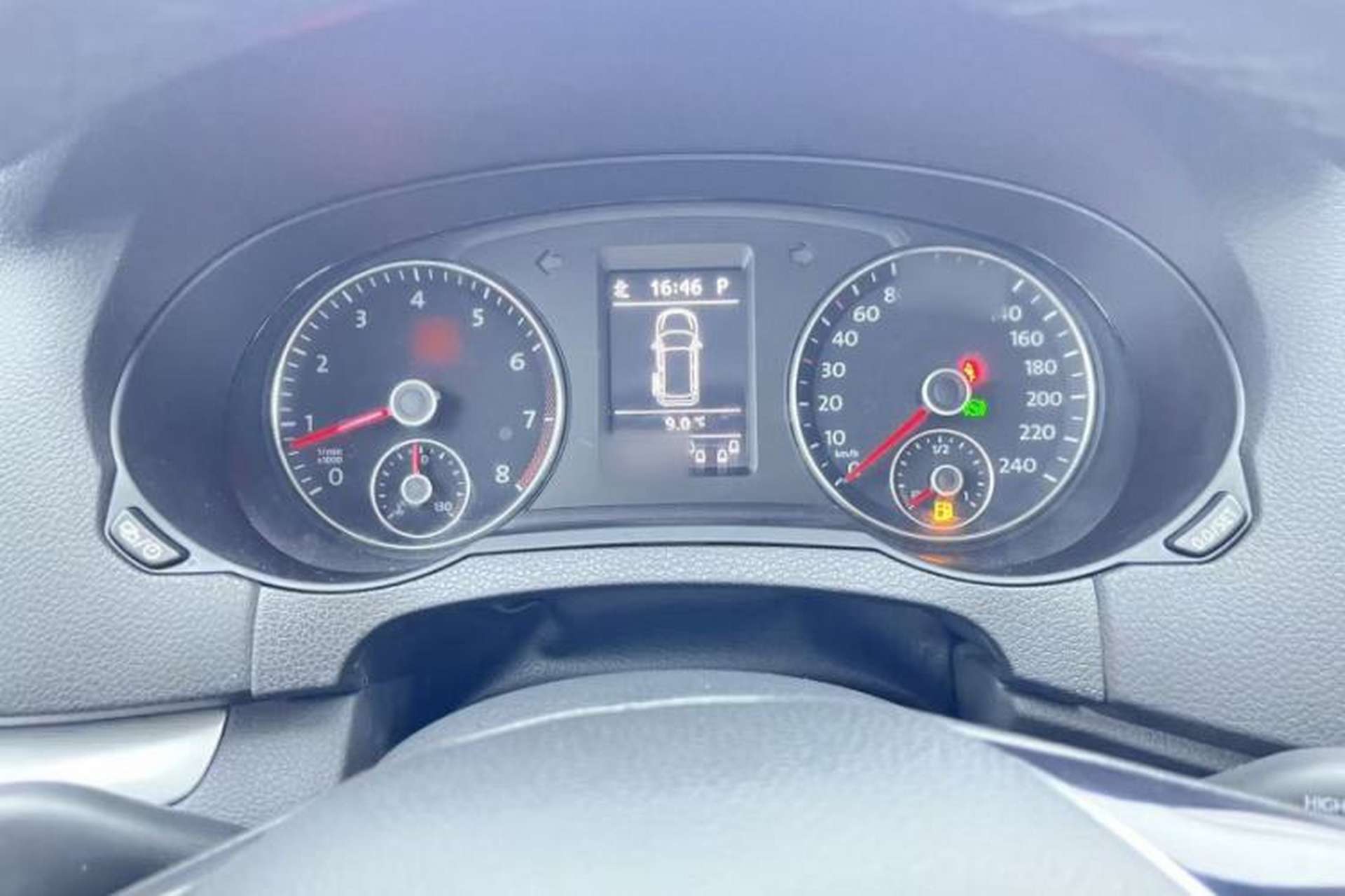 Used Volkswagen Sharan 2017 380TSI Comfort Edition 6-Seater Instrument Cluster