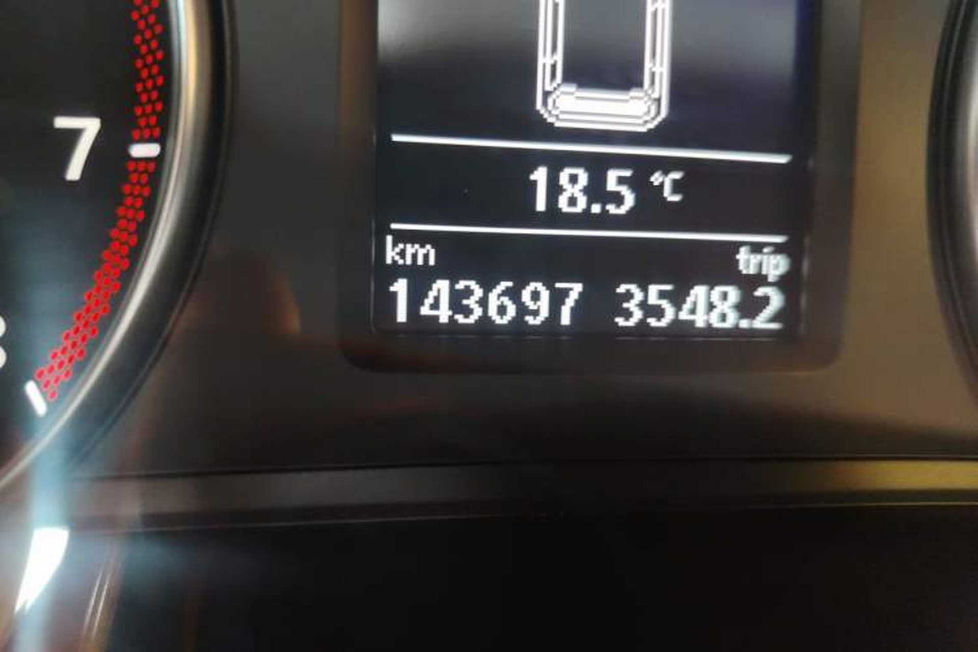 Used Volkswagen Sharan 2018 380TSI Luxury 7-Seater Odometer Close Up