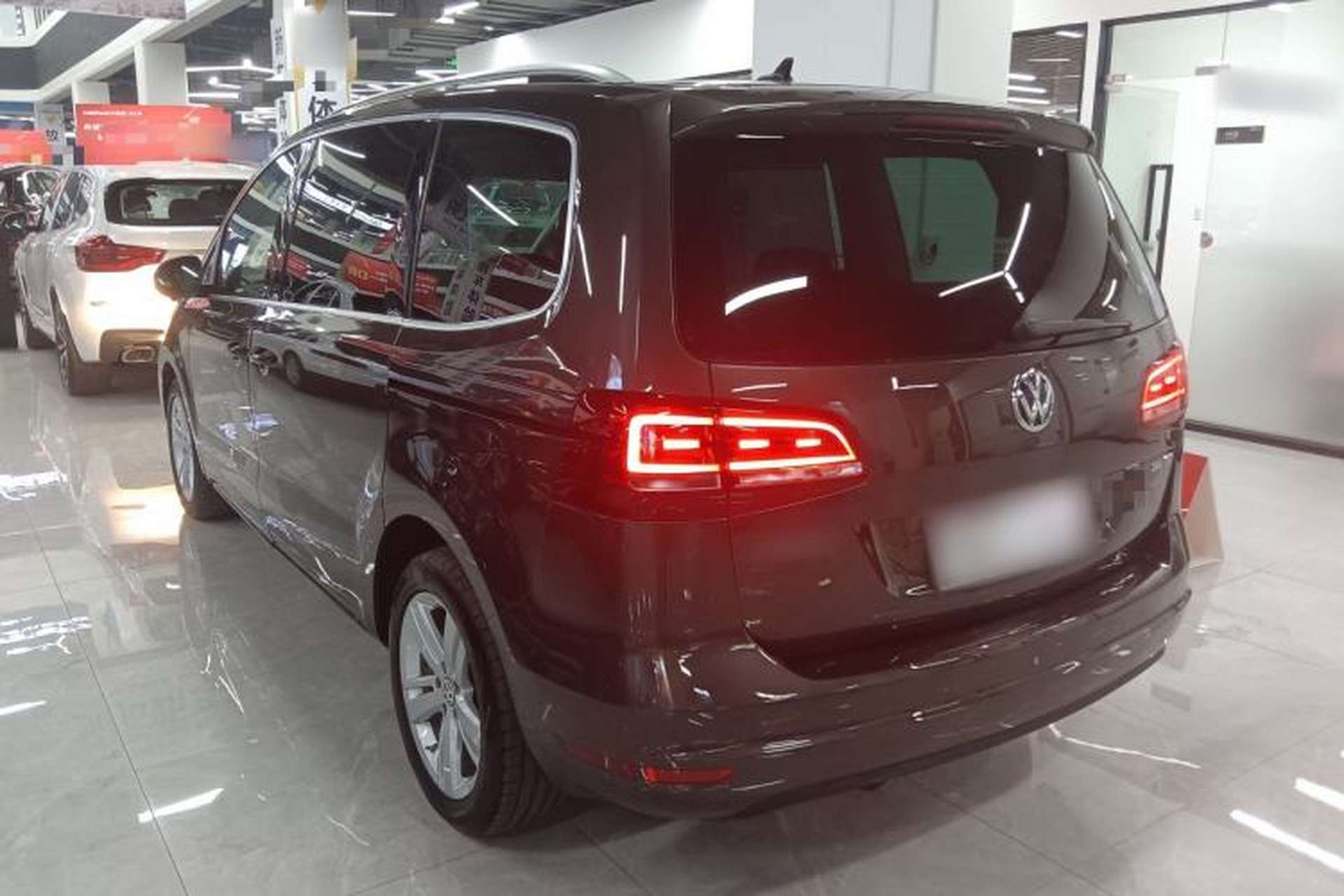 Used Volkswagen Sharan 2018 380TSI Comfort Edition 7-Seater Rear Left 45 Deg