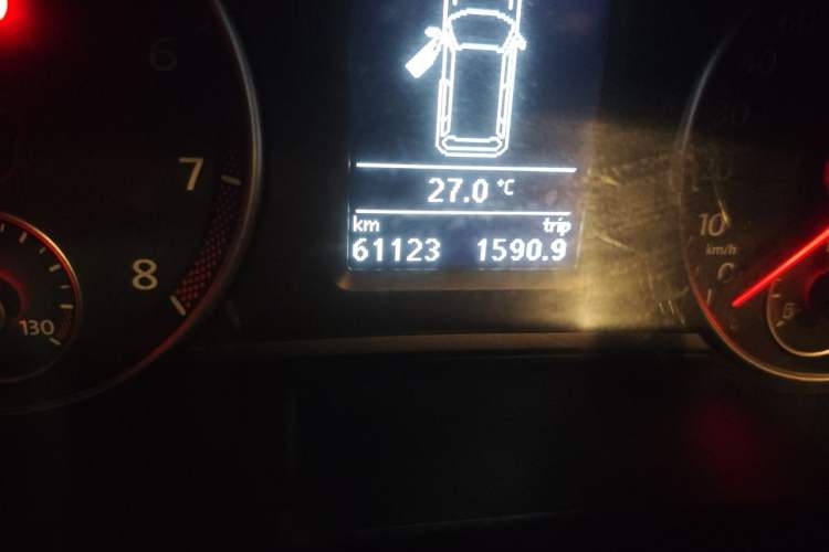 Used Volkswagen Sharan 2018 Revised Version 380TSI Comfort Edition 7-Seater Odometer Close Up