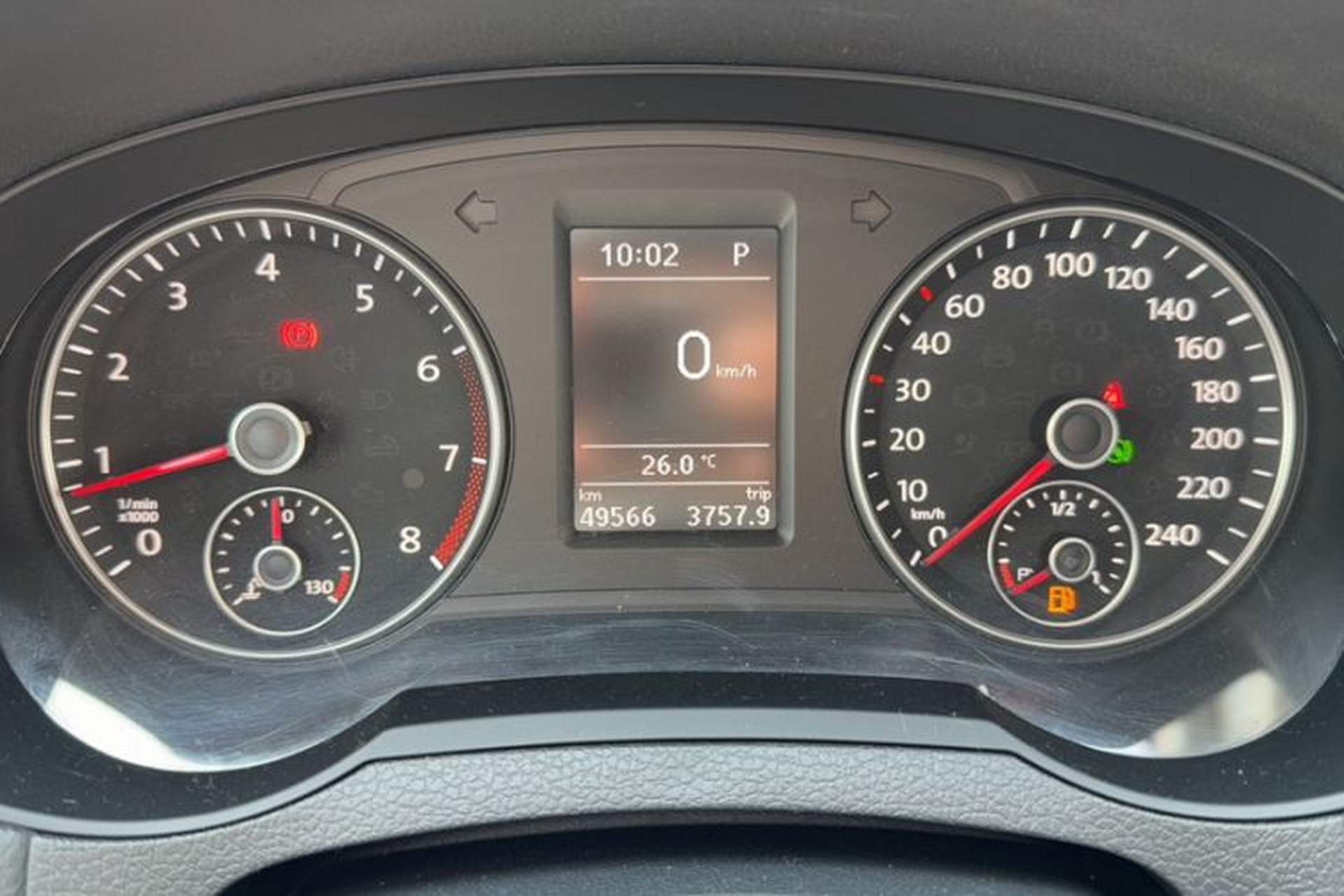 Used Volkswagen Sharan 2018 Revised Version 380TSI Comfort Edition 7-Seater Odometer Close Up