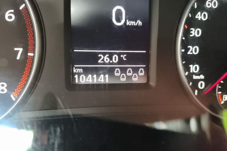 Used Volkswagen Sharan 2018 Revised Version 380TSI Comfort Edition 7-Seater Odometer Close Up