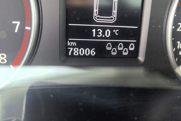 Used Volkswagen Sharan 2018 Revised Version 380TSI Comfort Edition 7-Seater Odometer Close Up