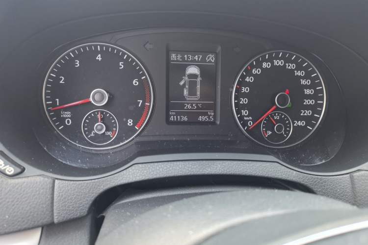 Used Volkswagen Sharan 2018 380TSI Comfort Edition 6-Seater Odometer Close Up
