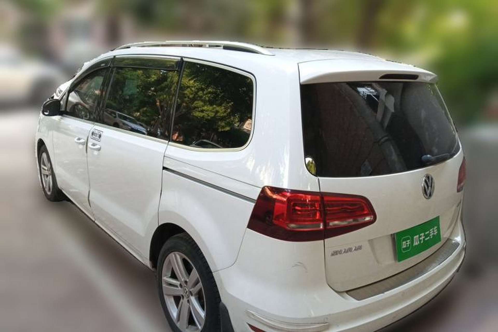 Used Volkswagen Sharan 2018 380TSI Comfort Edition 7-Seater Rear Left 45 Deg