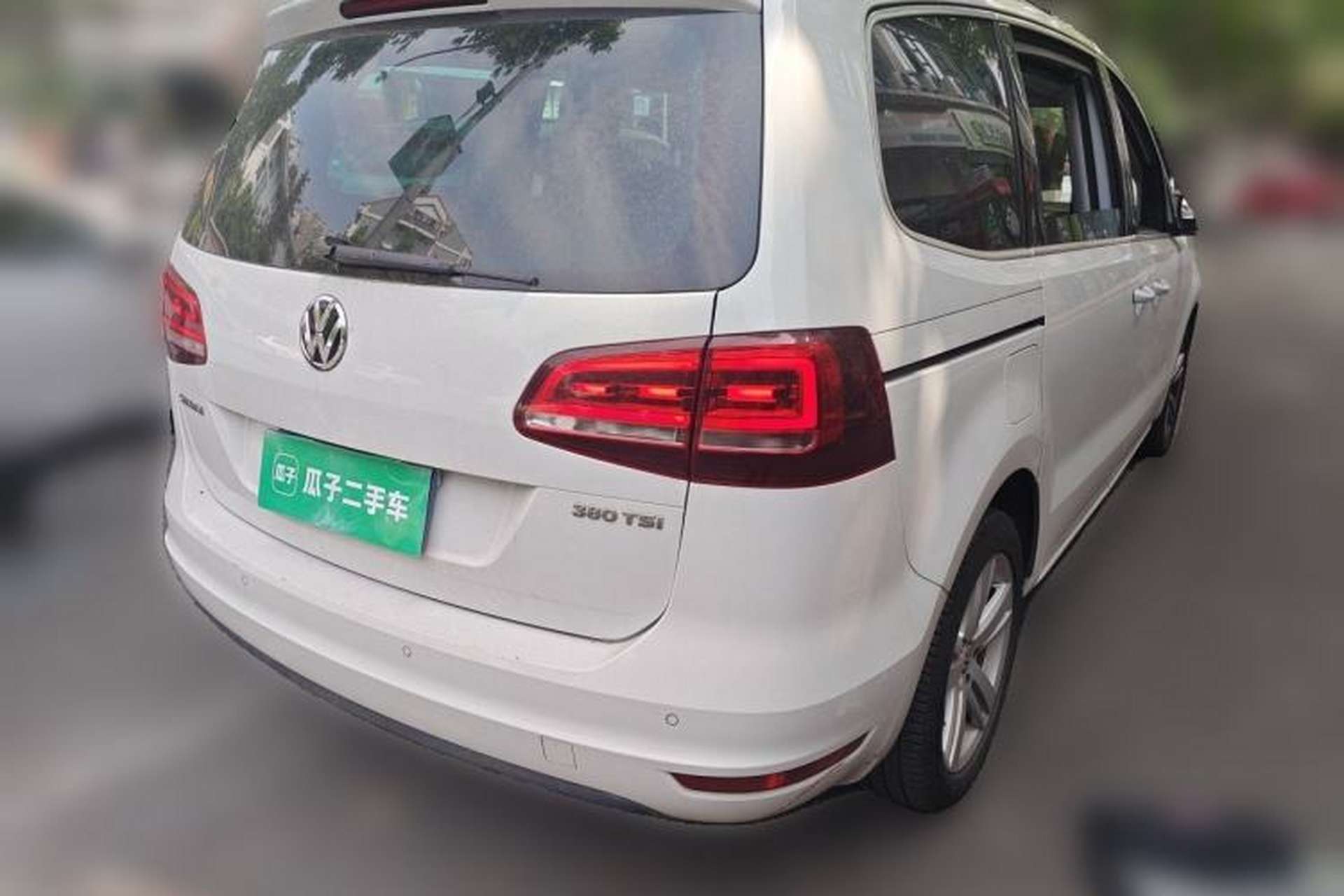 Used Volkswagen Sharan 2018 380TSI Comfort Edition 7-Seater Rear Right 45 Deg