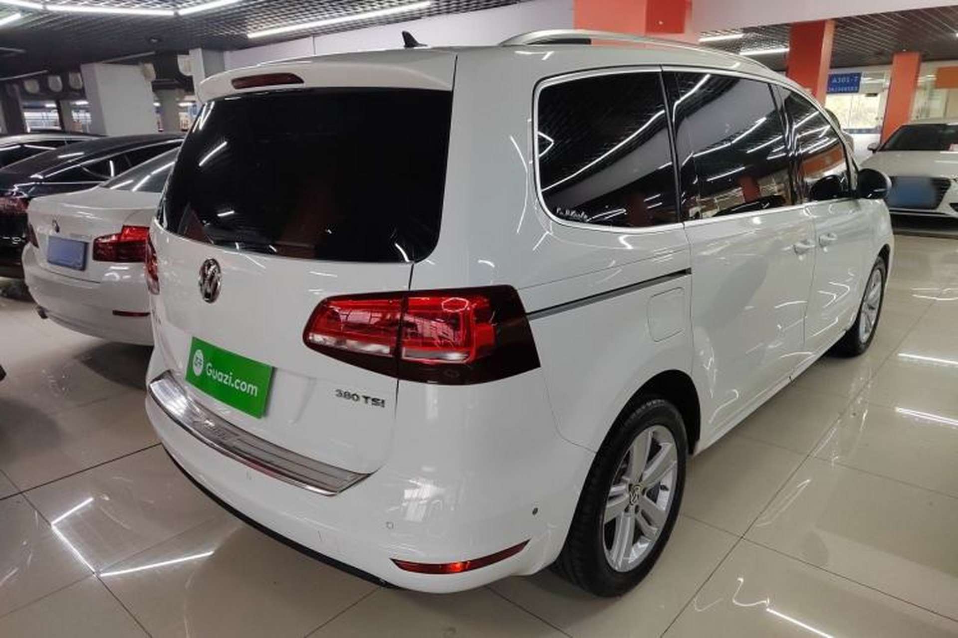 Used Volkswagen Sharan 2018 380TSI Comfort Edition 7-Seater Rear Right 45 Deg