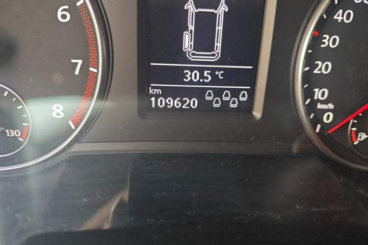 Used Volkswagen Sharan 2019 380TSI Comfort Edition 7-Seater Odometer Close Up