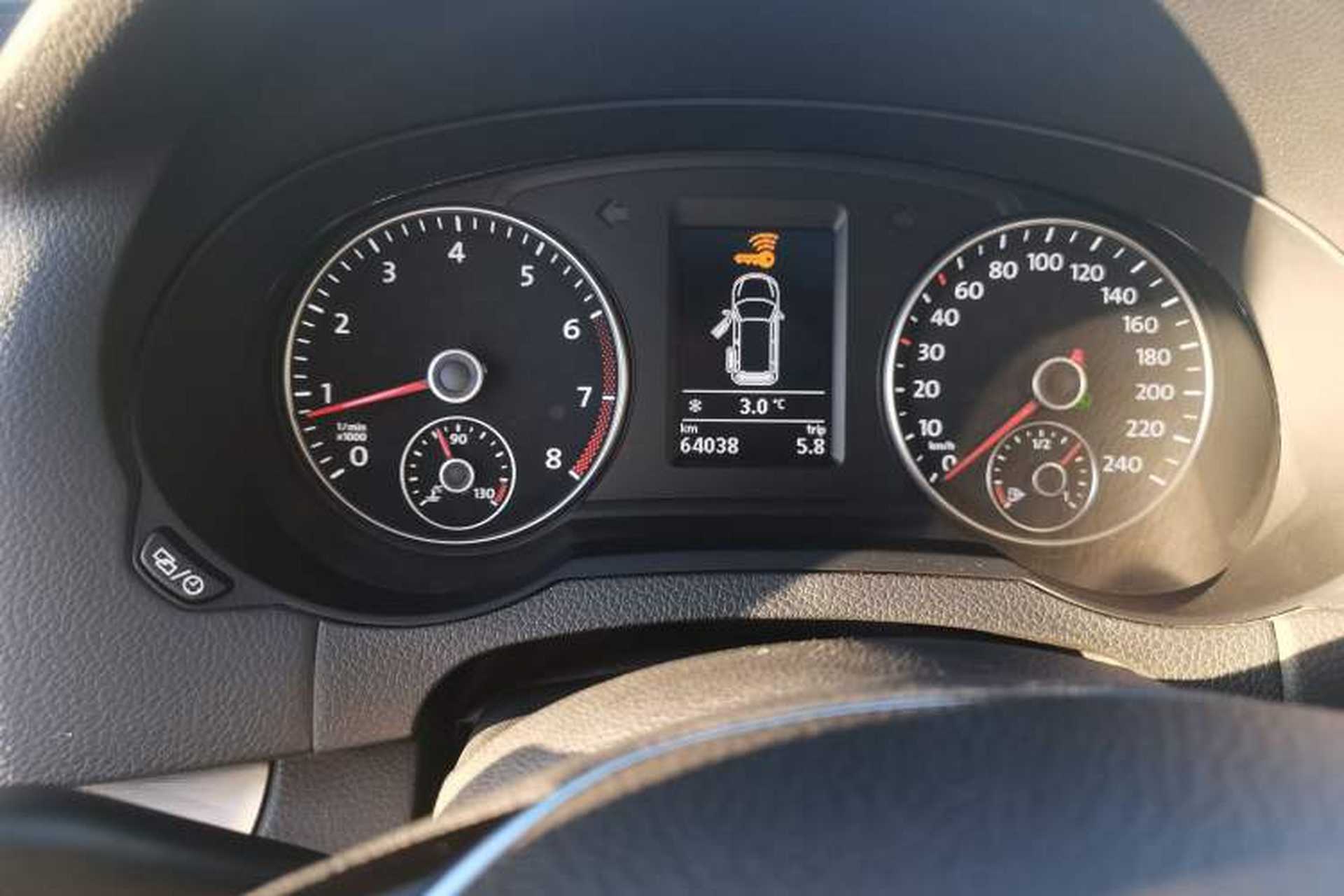 Used Volkswagen Sharan 2019 380TSI Comfort Edition 7-Seater Odometer Close Up