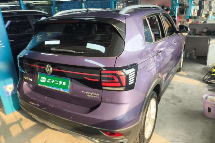 Used Volkswagen T-Cross 2019 280TSI DSG Comfort Edition Rear Right 45 Deg
