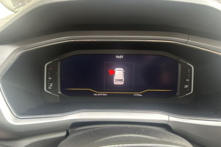 Used Volkswagen T-Cross 2023 280TSI DSG Comfort Edition Odometer Close Up