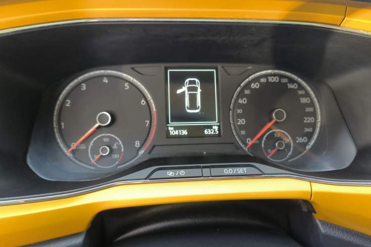 Used Volkswagen T-Cross 2019 1.5L Automatic Comfort Edition Odometer Close Up