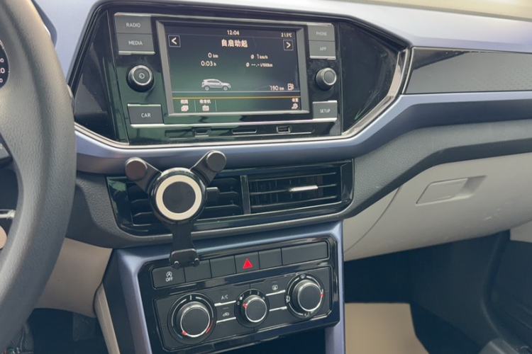 Used Volkswagen T-Cross 2019 280TSI DSG Comfort Edition Audio And AC Panel