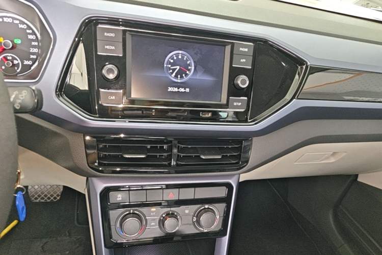 Used Volkswagen T-Cross 2019 1.5L Automatic Comfort Edition Audio And AC Panel