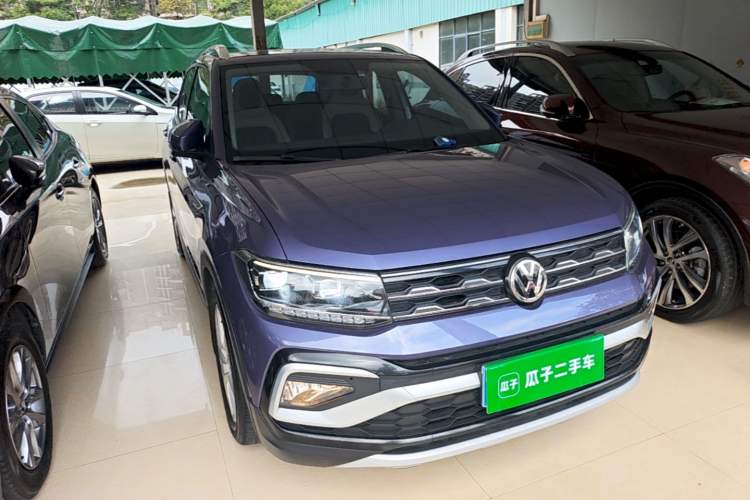 Used Volkswagen T-Cross 2019 280TSI DSG Comfort Edition Front Right 45 Deg