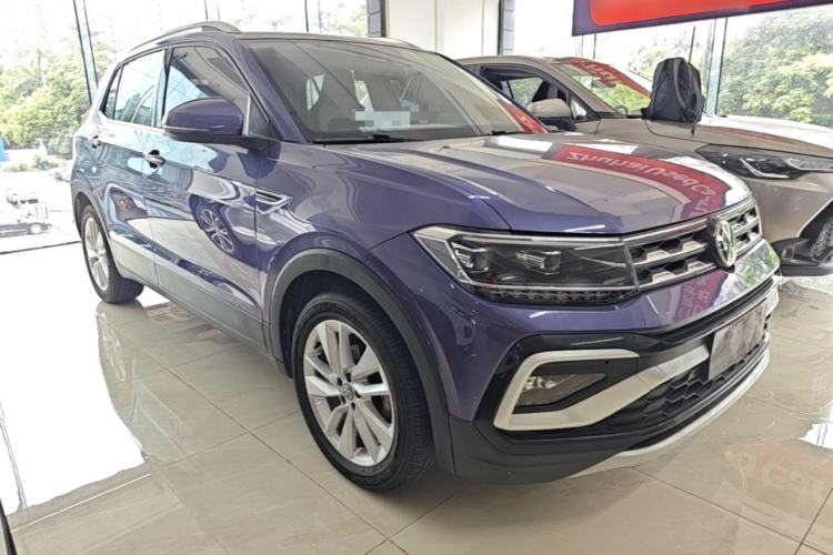 Used Volkswagen T-Cross 2019 1.5L Automatic Comfort Edition Front Right 45 Deg