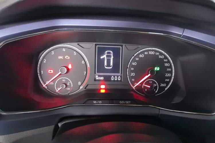 Used Volkswagen T-Cross 2019 1.5L Automatic Comfort Edition Odometer Close Up