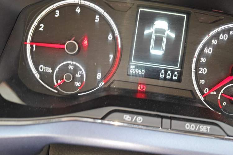 Used Volkswagen T-Cross 2019 280TSI DSG Comfort Edition Odometer Close Up