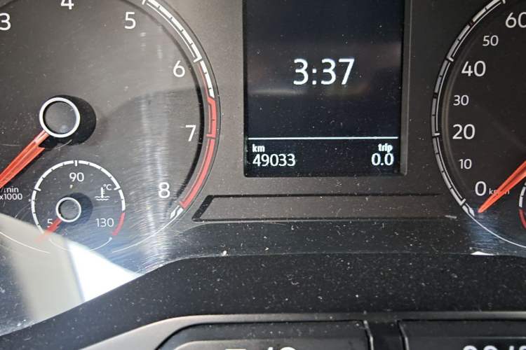 Used Volkswagen T-Cross 2019 280TSI DSG Comfort Edition Odometer Close Up