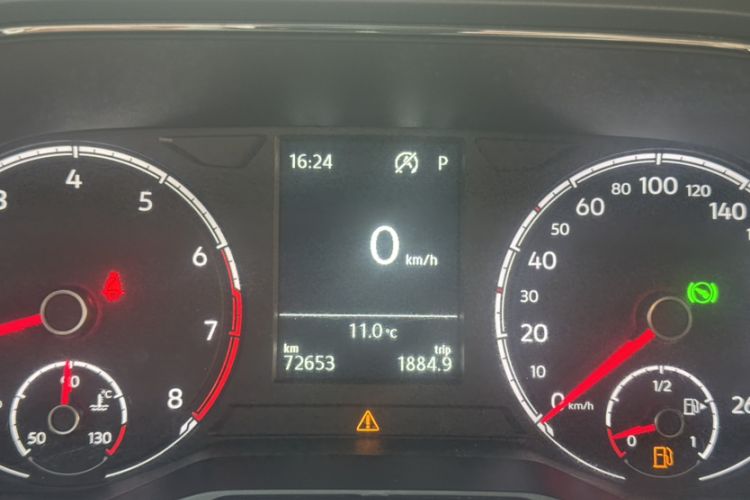 Used Volkswagen T-Cross 2019 280TSI DSG Comfort Edition Odometer Close Up