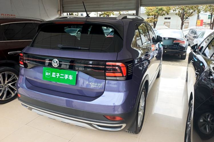 Used Volkswagen T-Cross 2019 280TSI DSG Comfort Edition Rear Right 45 Deg
