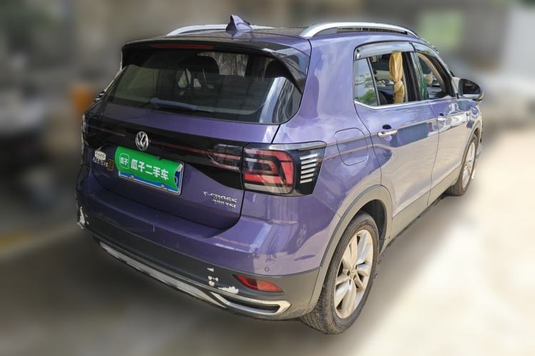 Used Volkswagen T-Cross 2019 280TSI DSG Comfort Edition Rear Right 45 Deg