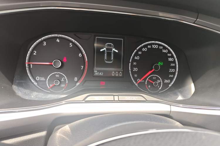 Used Volkswagen T-Cross 2019 280TSI DSG Comfort Edition Odometer Close Up