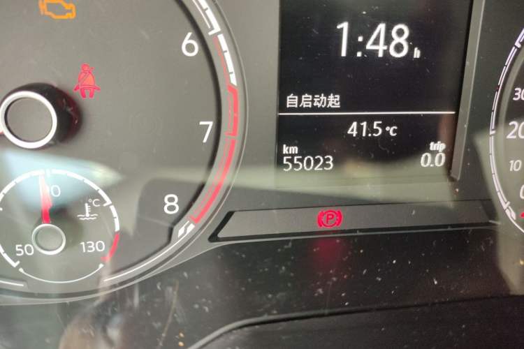Used Volkswagen T-Cross 2019 280TSI DSG Comfort Edition Odometer Close Up