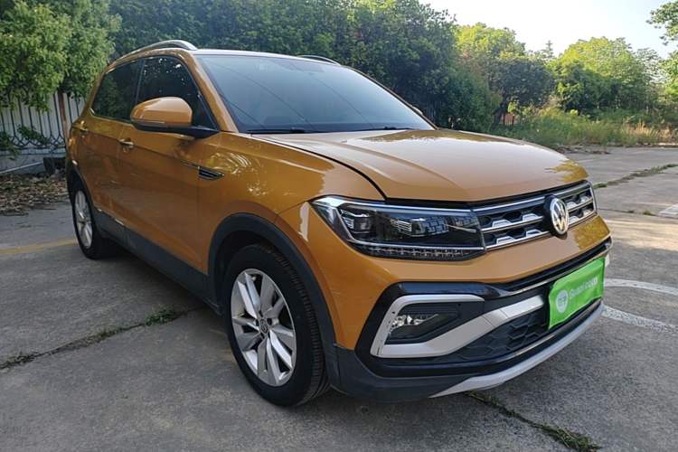 Used Volkswagen T-Cross 2019 280TSI DSG Comfort Edition Front Right 45 Deg