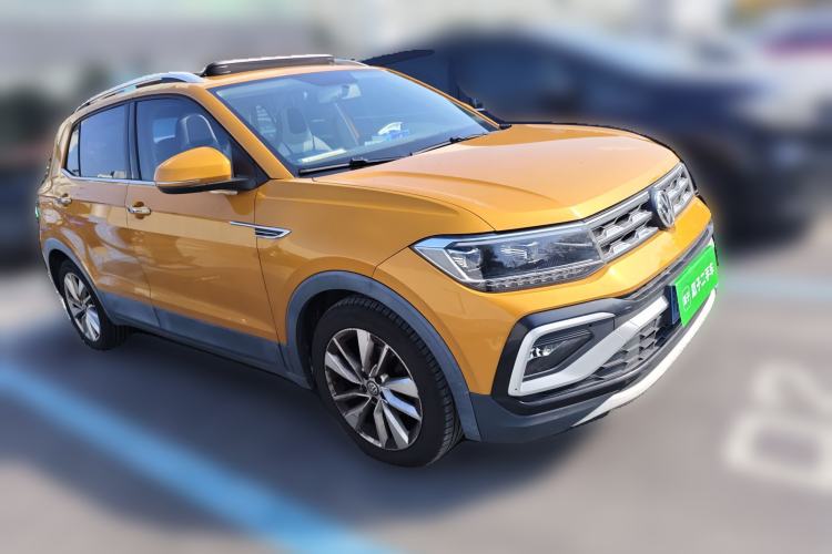Used Volkswagen T-Cross 2019 280TSI DSG Comfort Edition Front Right 45 Deg