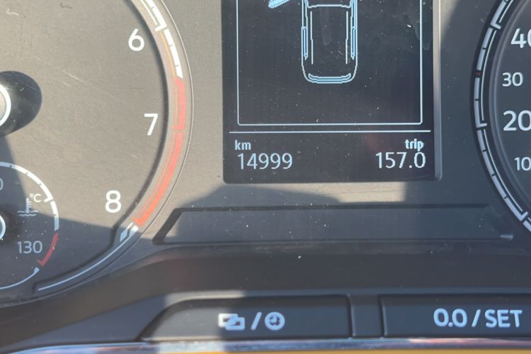 Used Volkswagen T-Cross 2019 1.5L Automatic Comfort Edition Odometer Close Up