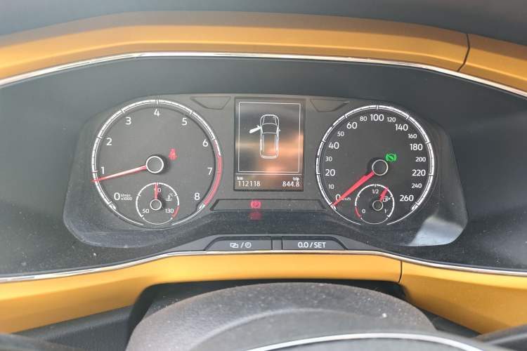 Used Volkswagen T-Cross 2019 280TSI DSG Comfort Edition Odometer Close Up