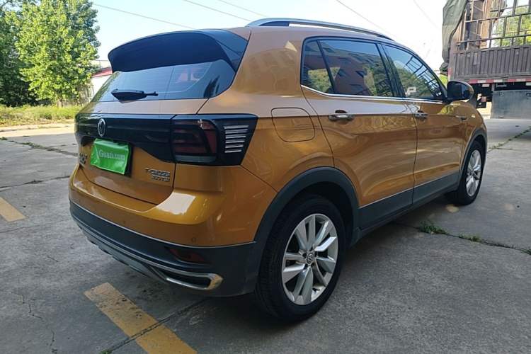 Used Volkswagen T-Cross 2019 280TSI DSG Comfort Edition Rear Right 45 Deg