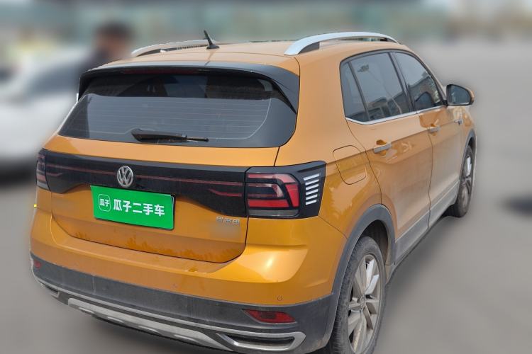 Used Volkswagen T-Cross 2019 280TSI DSG Comfort Edition Rear Right 45 Deg