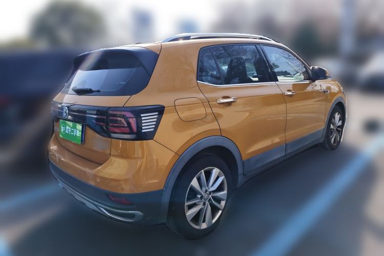 Used Volkswagen T-Cross 2019 280TSI DSG Comfort Edition Rear Right 45 Deg