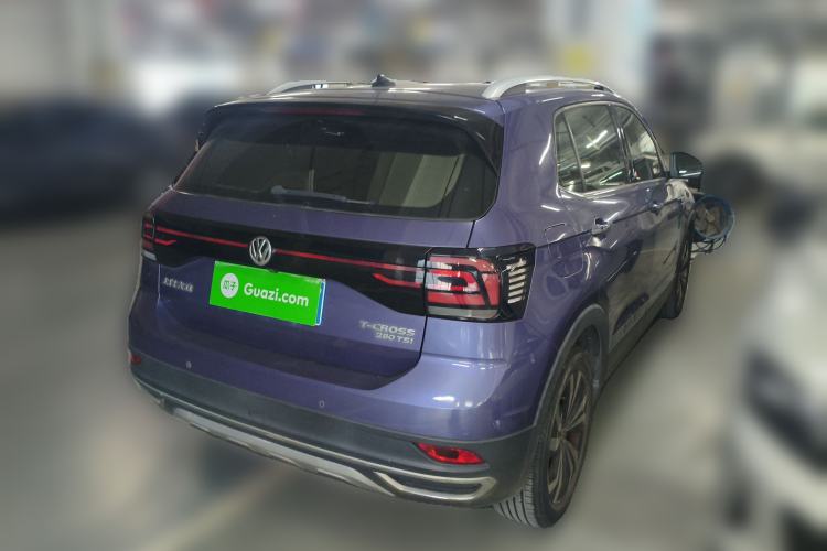Used Volkswagen T-Cross 2019 280TSI DSG Luxury Edition Rear Right 45 Deg