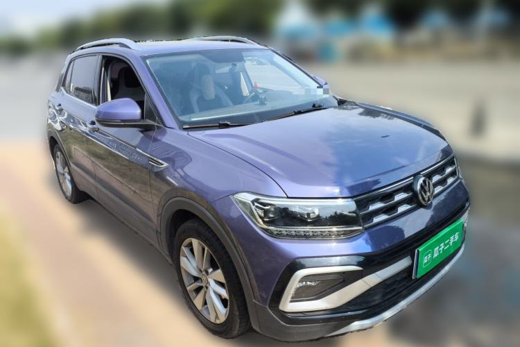 Used Volkswagen T-Cross 2019 1.5L Automatic Comfort Edition Front Right 45 Deg